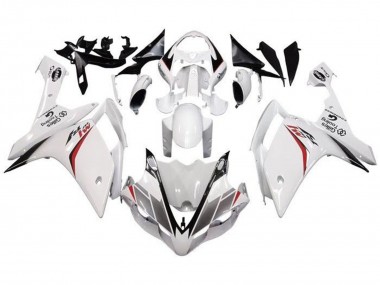 2007-2008 Yamaha YZF 1000 R1 Motorcycle Fairing - White Red Black Stripe Australia