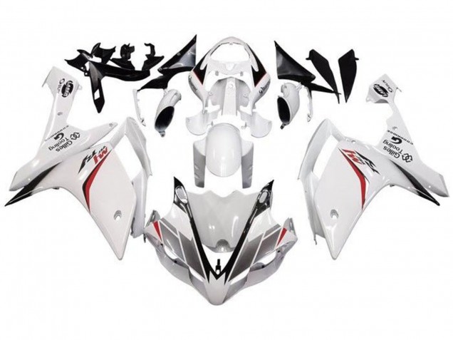 2007-2008 Yamaha YZF 1000 R1 Motorcycle Fairing - White Red Black Stripe Australia