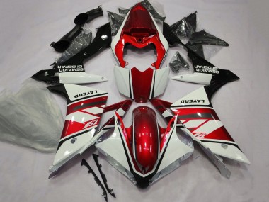 2007-2008 Yamaha YZF 1000 R1 Motorcycle Fairings - White Red Black Layerd Australia