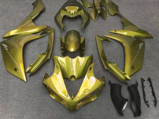 2007-2008 Yamaha YZF 1000 R1 Motorcycle Fairings - Yellow Olive Australia
