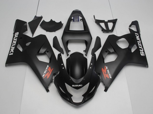 2004-2005 Suzuki GSXR 600 / GSXR 750 Motorcycle Fairings - Matte Black Red White Australia