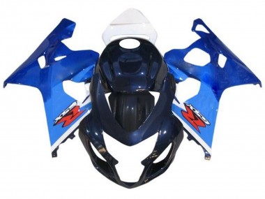 2004-2005 Suzuki GSXR 600 / GSXR 750 Motorcycle Fairings - White Blue Red Australia