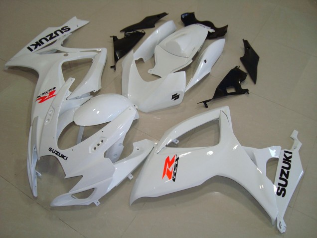 2004-2005 Suzuki GSXR 600 / GSXR 750 Motorcycle Fairings - White Red Black Australia