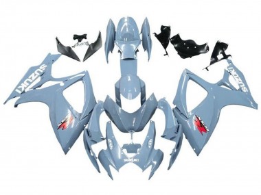 2006-2007 Suzuki GSXR 600 / GSXR 750 Motorcycle Fairings - Blue Grey White Red Australia