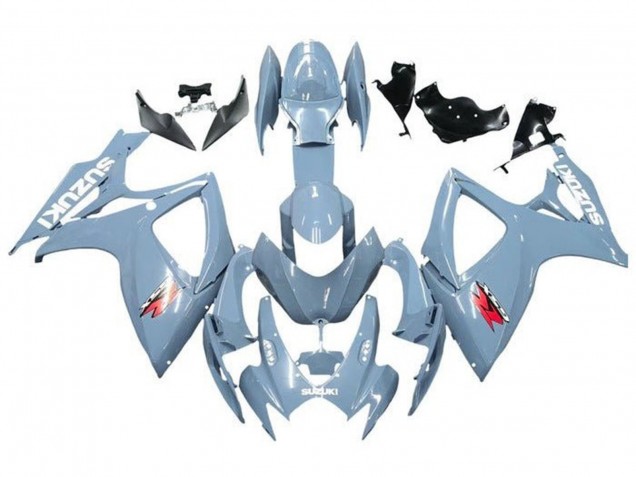 2006-2007 Suzuki GSXR 600 / GSXR 750 Motorcycle Fairings - Blue Grey White Red Australia