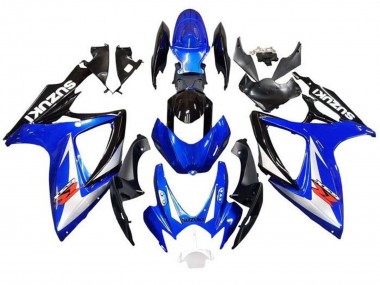 2006-2007 Suzuki GSXR 600 / GSXR 750 Motorcycle Fairings - Blue White Black Red Australia