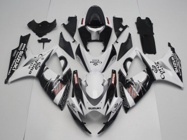 2006-2007 Suzuki GSXR 600 / GSXR 750 Motorcycle Fairings - White Black Red Corona Extra Motul Alstare Australia