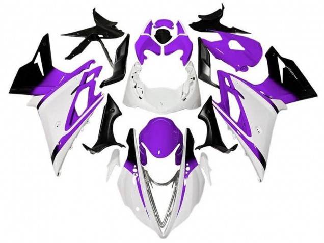 2013-2016 Triumph Daytona 675 Triple Motorcycle Fairings - White Purple Glossy Black Australia