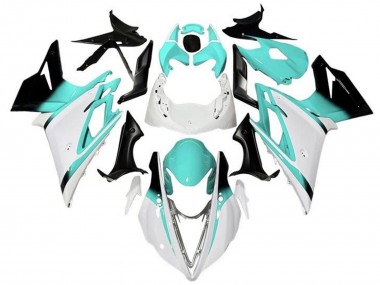 2013-2016 Triumph Daytona 675 Triple Motorcycle Fairings - White Turquoise Blue Glossy Black Australia