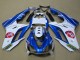 2006-2008 Triumph Daytona 675 Triple Motorcycle Fairings - White Blue Australia