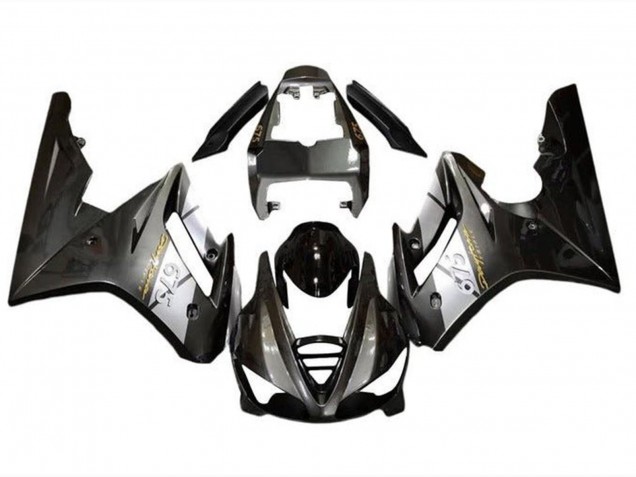 2009-2012 Triumph Daytona 675 Triple Motorcycle Fairings - Silver Glossy Black Australia