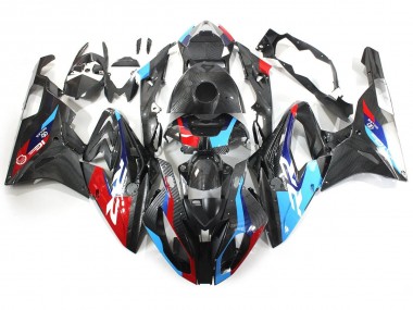 2015-2016 BMW S1000RR Motorcycle Fairings - Blue Red Carbon Fiber Australia
