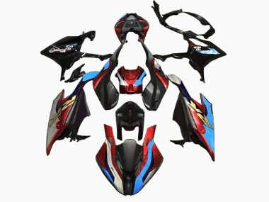 2019-2022 BMW S1000RR Motorcycle Fairing - Black Blue Red Gold Australia