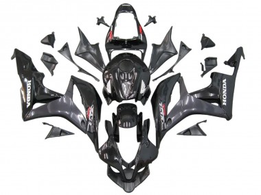 2007-2008 Honda CBR600RR Motorcycle Fairings - Grey Glossy Black with Decals Australia