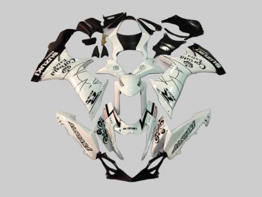 2011-2024 Suzuki GSXR 600/750 Motorcycle Fairings - White Black Alstare Corona Extra Motul Australia