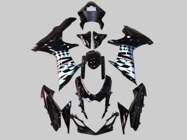2011-2024 Suzuki GSXR 600/750 Motorcycle Fairings - Glossy Black White Australia