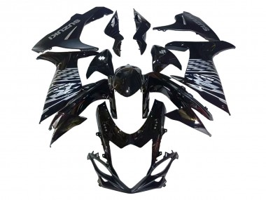 2011-2024 Suzuki GSXR 600/750 Motorcycle Fairings - Glossy Black Silver Australia
