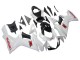 2011-2024 Suzuki GSXR 600/750 Motorcycle Fairings - White Glossy Black Red Decal Australia