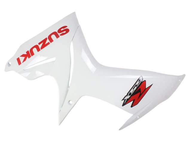 2011-2024 Suzuki GSXR 600/750 Motorcycle Fairings - White Glossy Black Red Decal Australia
