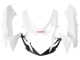 2011-2024 Suzuki GSXR 600/750 Motorcycle Fairings - White Glossy Black Red Decal Australia
