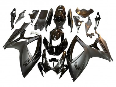 2006-2007 Suzuki GSXR 600/750 Motorcycle Fairings - Glossy Black Matte Black Australia