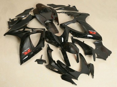 2006-2007 Suzuki GSXR 600/750 Motorcycle Fairing - Glossy Black Australia