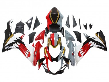 2011-2024 Suzuki GSXR 600/750 Motorcycle Fairings - Red Gold Grey Black White Shark Australia