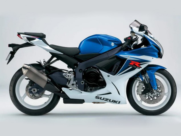 2011-2024 Suzuki GSXR 600/750 Motorcycle Fairings - Blue White Australia