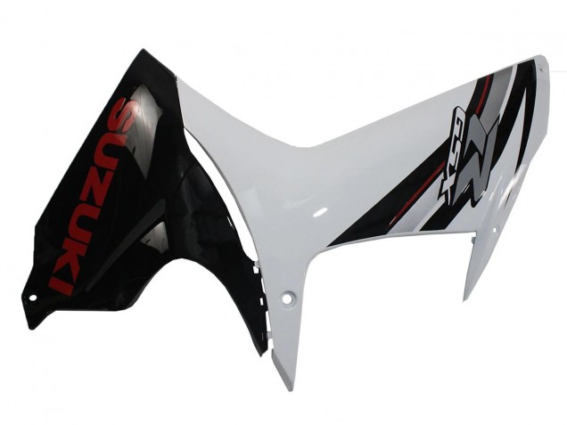 2011-2024 Suzuki GSXR 600/750 Motorcycle Fairings - White Glossy Black Australia
