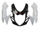 2011-2024 Suzuki GSXR 600/750 Motorcycle Fairings - White Glossy Black Australia