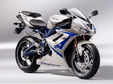2006-2008 Triumph Daytona 675 Motorcycle Fairings - Silver White Blue Australia