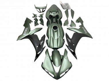 2004-2006 Yamaha YZF R1 Motorcycle Fairings - Matte Green Matte Black Australia