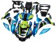 2015-2019 Yamaha YZF R1 Motorcycle Fairings - Blue Green Black Shark Australia