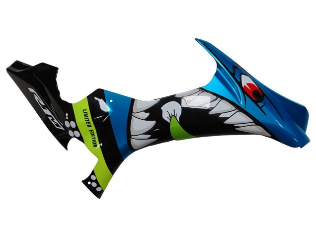2015-2019 Yamaha YZF R1 Motorcycle Fairings - Blue Green Black Shark Australia
