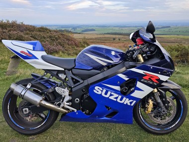 2004-2005 Suzuki GSXR 600 Motorcycle Fairings - Blue White Red Australia