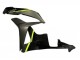 2007-2008 Honda CBR600RR Motorcycle Fairings - Glossy Black High Viz Yellow Australia