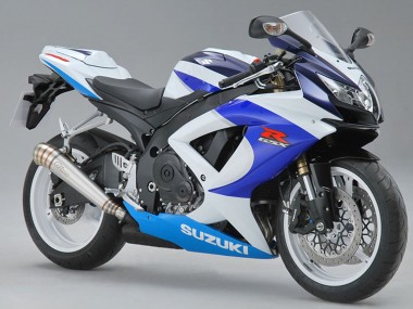 2008-2010 Suzuki GSXR 600/750 Motorcycle Fairings - White Blue Red Australia
