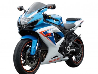 2006-2007 Suzuki GSXR 600 Motorcycle Fairings - White Blue Red Australia