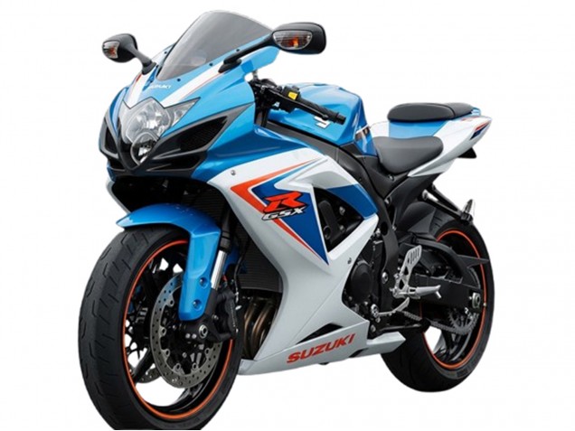 2006-2007 Suzuki GSXR 600 Motorcycle Fairings - White Blue Red Australia