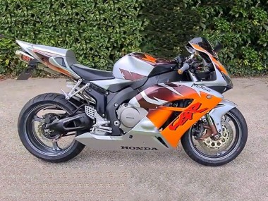 2006-2007 Honda CBR1000RR Motorcycle Fairings - Silver Orange Australia