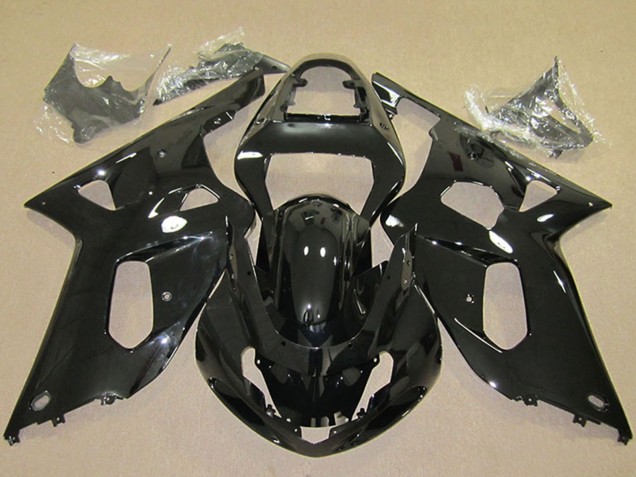 2001-2003 Suzuki GSXR 600 Motorcycle Fairings - Glossy Black Australia