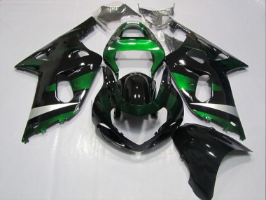 2001-2003 Suzuki GSXR 600 Motorcycle Fairings - Glossy Black Green Australia