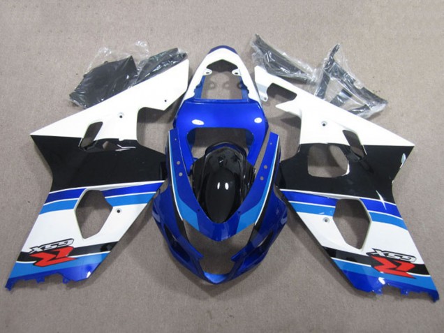 2004-2005 Suzuki GSXR 600 Motorcycle Fairings - White Blue Black Red Australia