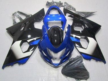 2004-2005 Suzuki GSXR 600 Motorcycle Fairings - Blue White Black Australia