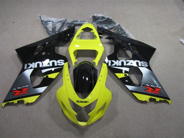 2004-2005 Suzuki GSXR 600 Motorcycle Fairings - Yellow Silver Black Red Australia
