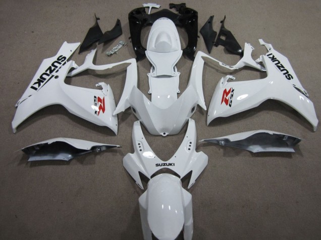 2006-2007 Suzuki GSXR 600 Motorcycle Fairings - White Australia