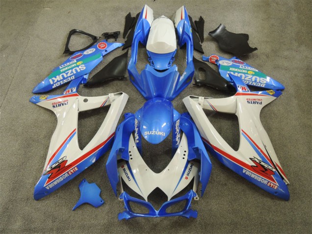 2008-2010 Suzuki GSXR 600 Motorcycle Fairings - White Blue Red Green Australia
