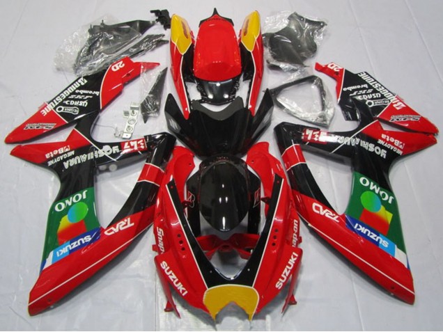 2008-2010 Suzuki GSXR 600 Motorcycle Fairings - Red Orange Blue Green Black JOMO Australia