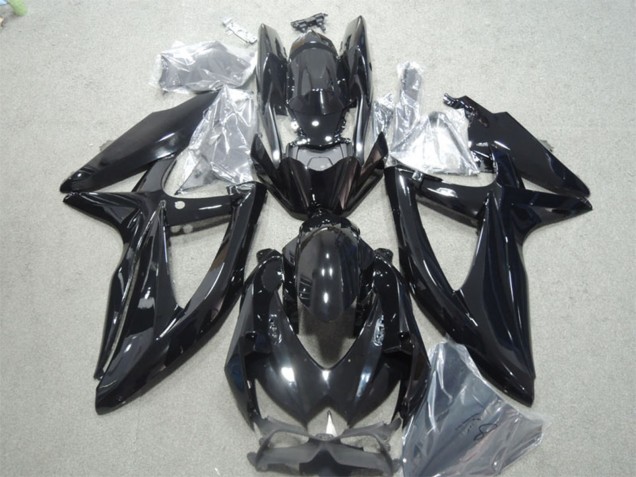 2008-2010 Suzuki GSXR 600 Motorcycle Fairings - Glossy Black Australia