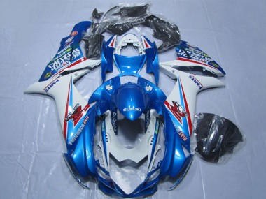 2011-2024 Suzuki GSXR 600 Motorcycle Fairings - Blue White Australia
